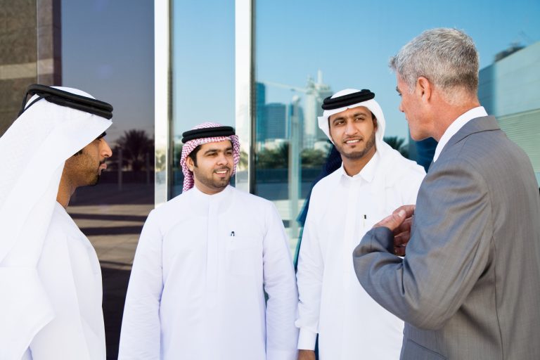 Businessmen having a meeting